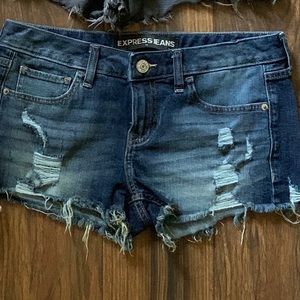 Express Denim Shorts 🧡